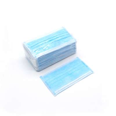 Blue Green Disposable 3 Ply Non-woven Face Mask